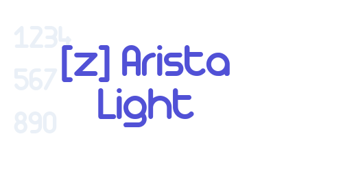 [z] Arista Light-font-download